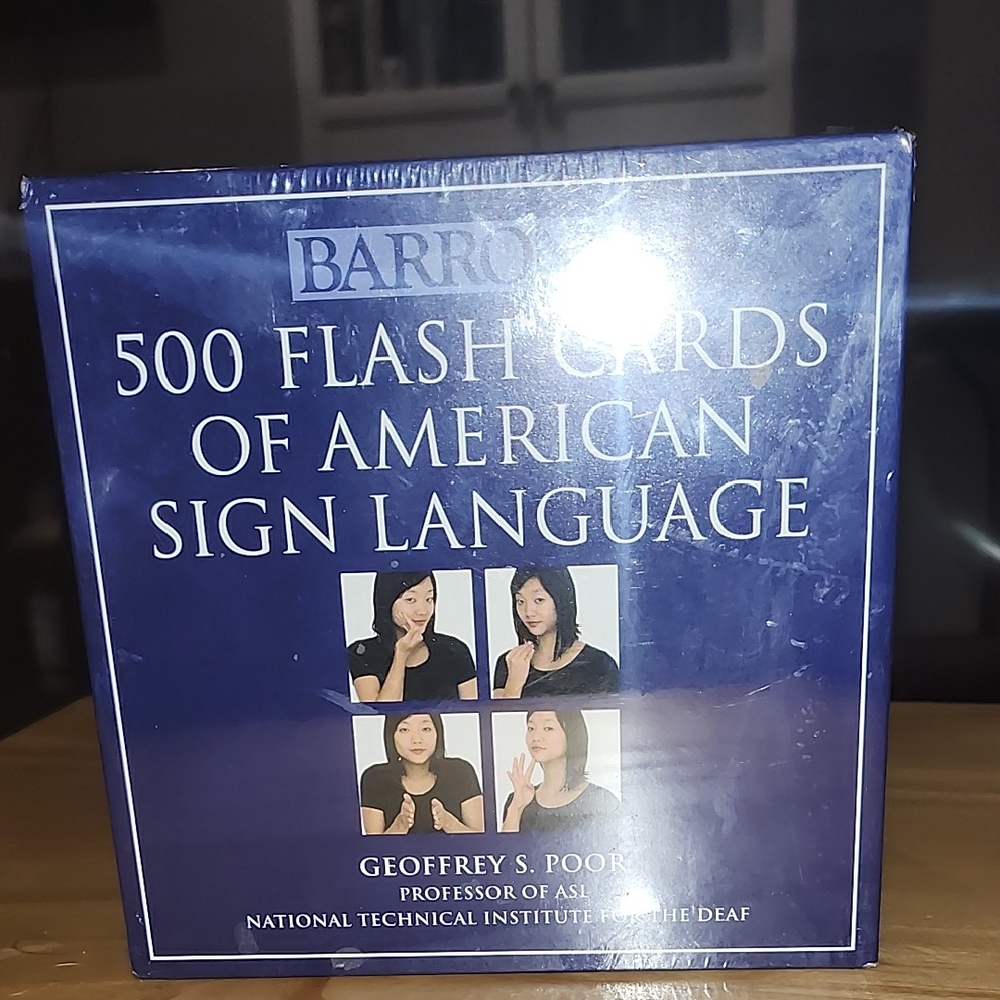 NWT Barron's Sign Language Flash Cards